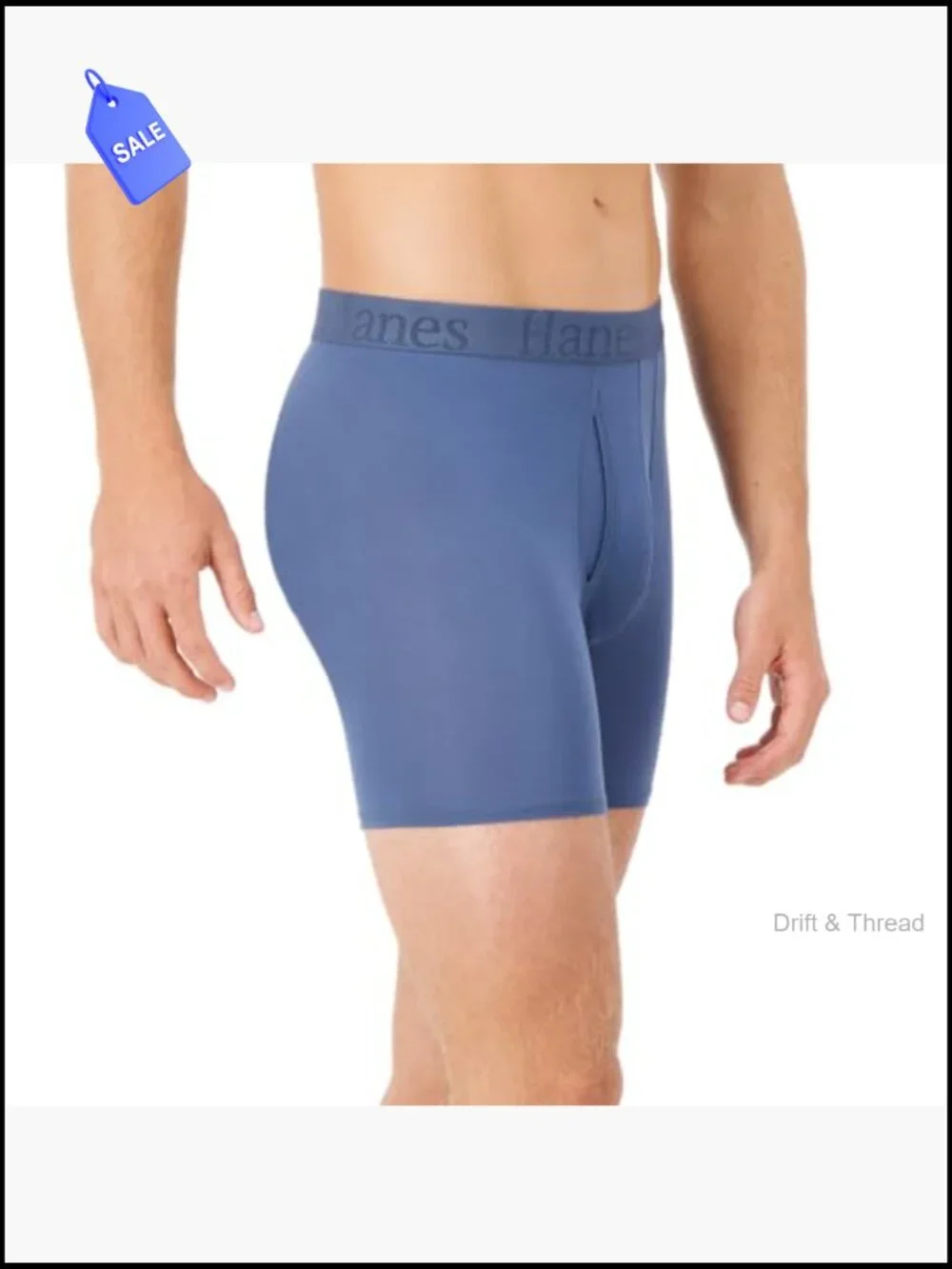 Hanes Men's SuperSoft Viscose from Bamboo Boxer Briefs 3-Pack Size Large